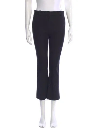 Pre-owned Frame Straight Leg Pants In Blue