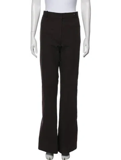 Pre-owned Frame Straight Leg Pants In Blue