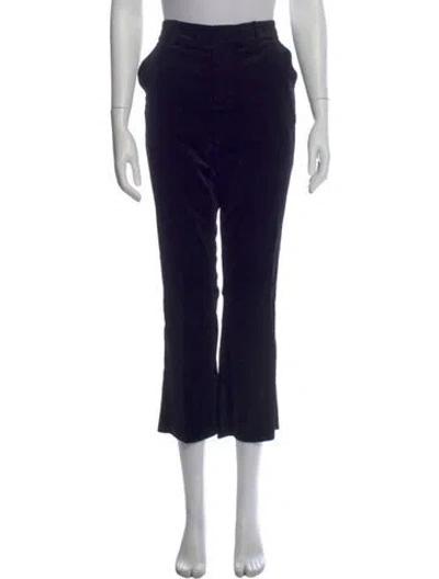 Pre-owned Frame Straight Leg Pants In Blue