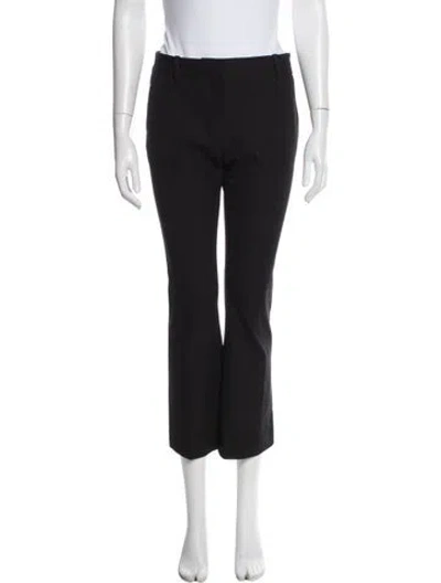 Pre-owned Frame Straight Leg Pants In Blue
