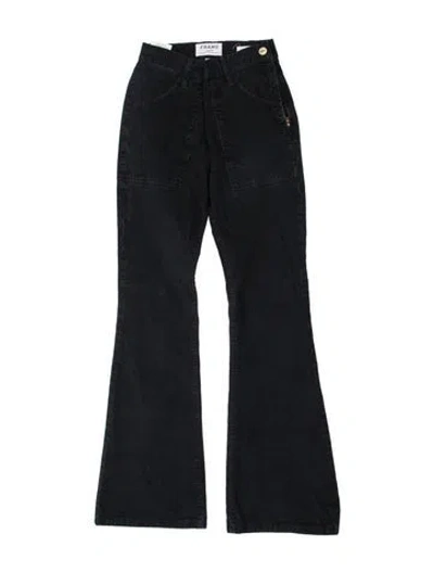 Pre-owned Frame Straight Leg Pants In Blue