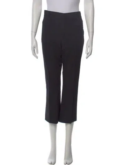 Pre-owned Frame Straight Leg Pants In Blue