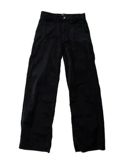 Pre-owned Frame Straight Leg Pants In Blue
