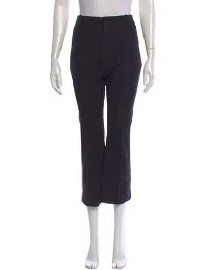 Pre-owned Frame Straight Leg Pants In Blue