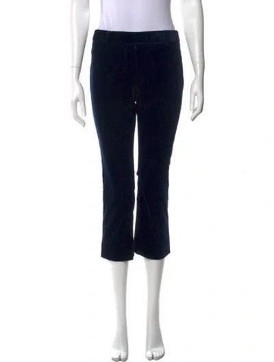 Pre-owned Frame Straight Leg Pants In Blue