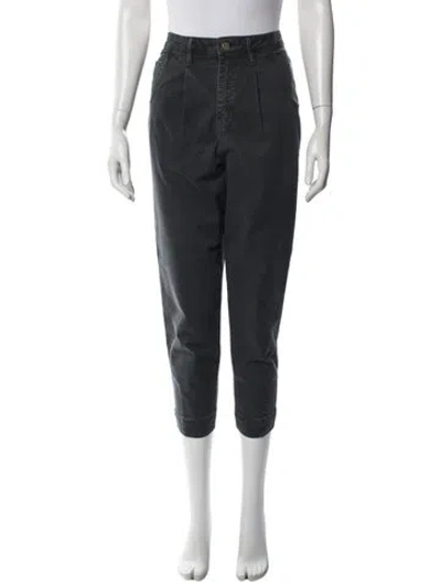 Pre-owned Frame Straight Leg Pants In Blue