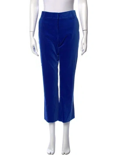Pre-owned Frame Straight Leg Pants In Blue