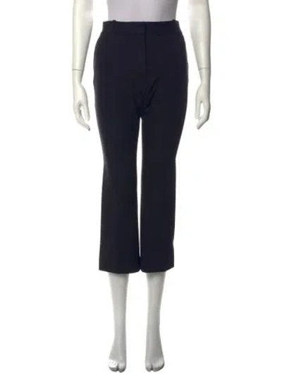 Pre-owned Frame Straight Leg Pants In Blue
