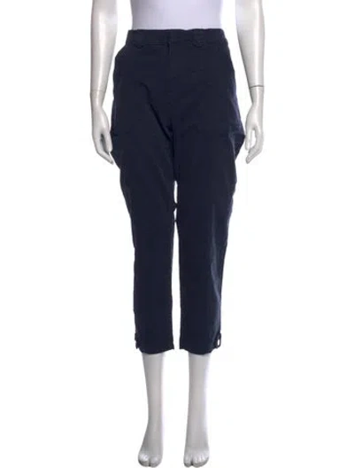 Pre-owned Frame Straight Leg Pants In Blue