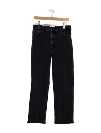 Pre-owned Frame Straight Leg Pants In Blue