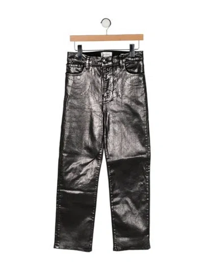 Pre-owned Frame Straight Leg Pants In Gray