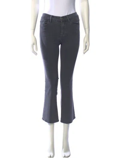 Pre-owned Frame Straight Leg Pants In Gray