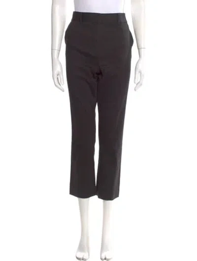 Pre-owned Frame Straight Leg Pants In Gray