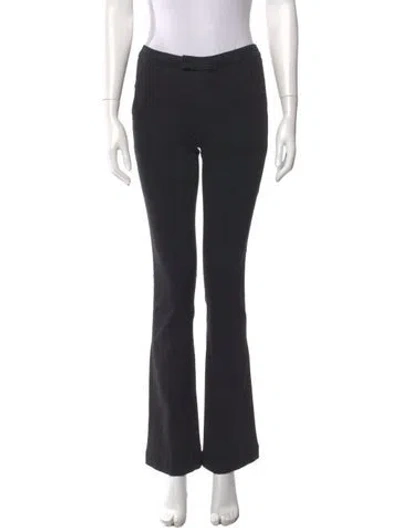 Pre-owned Frame Straight Leg Pants In Gray