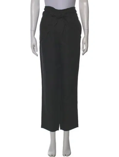 Pre-owned Frame Straight Leg Pants In Gray