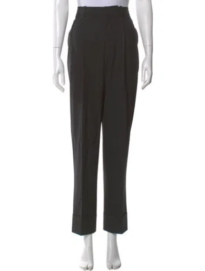 Pre-owned Frame Straight Leg Pants In Gray