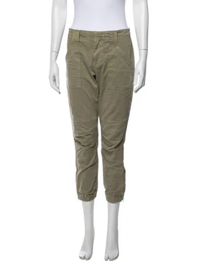Pre-owned Frame Straight Leg Pants In Green