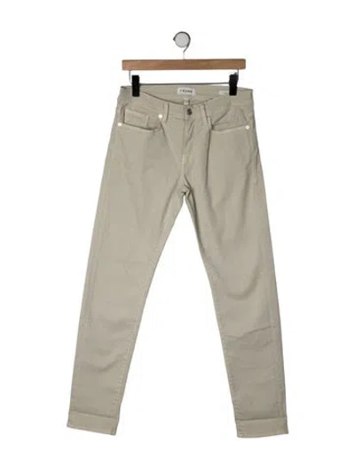 Pre-owned Frame Straight Leg Pants In Green