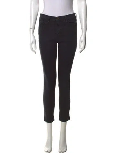 Pre-owned Frame Straight Leg Pants In Grey