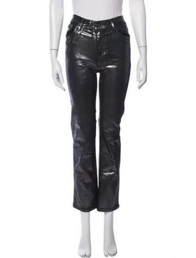 Pre-owned Frame Straight Leg Pants In Grey