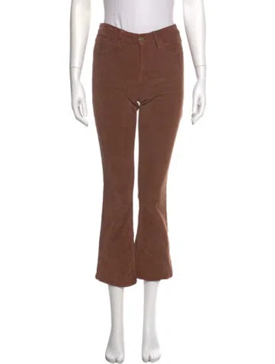Pre-owned Frame Straight Leg Pants In Neutral