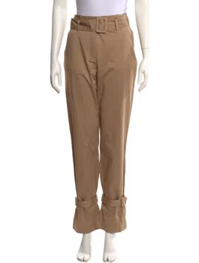 Pre-owned Frame Straight Leg Pants In Neutral