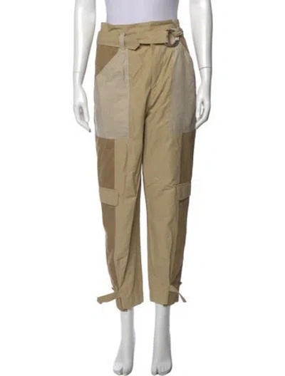 Pre-owned Frame Straight Leg Pants In Neutral