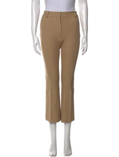 Pre-owned Frame Straight Leg Pants In Neutral