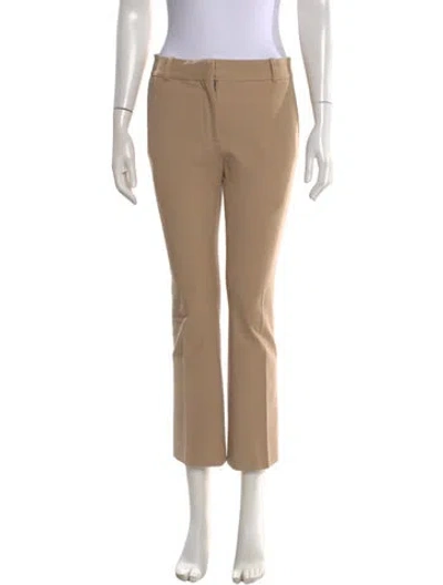 Pre-owned Frame Straight Leg Pants In Neutral