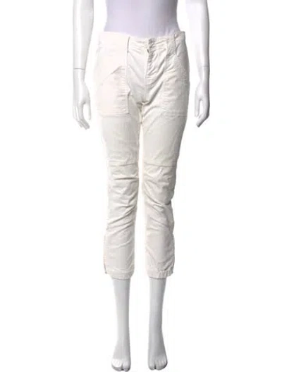 Pre-owned Frame Straight Leg Pants In Neutral