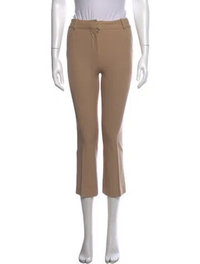 Pre-owned Frame Straight Leg Pants In Neutral