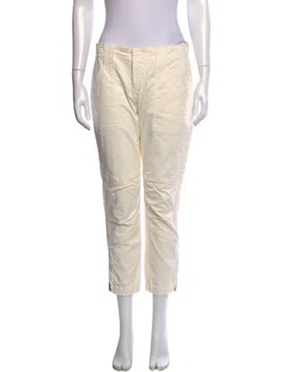 Pre-owned Frame Straight Leg Pants In Neutrals