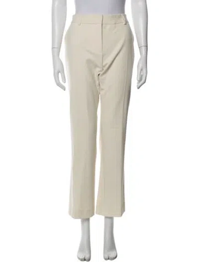 Pre-owned Frame Straight Leg Pants In Neutrals