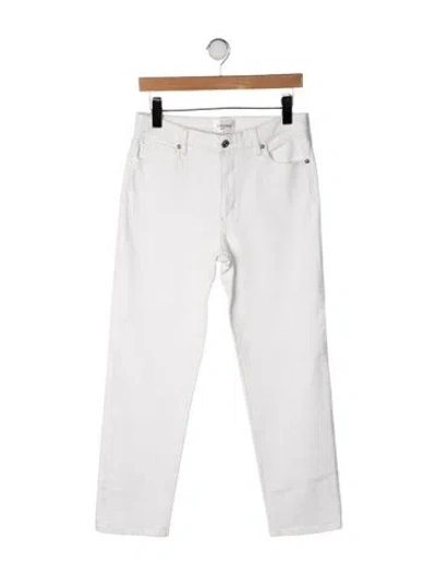 Pre-owned Frame Straight Leg Pants In Neutrals