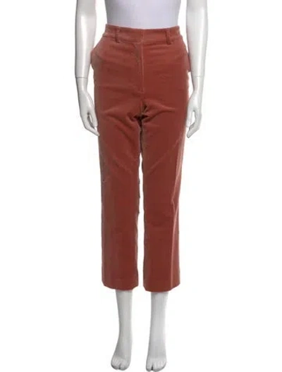 Pre-owned Frame Straight Leg Pants In Pink