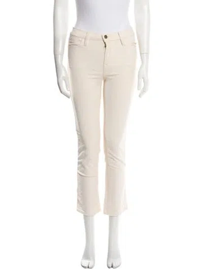 Pre-owned Frame Straight Leg Pants In Pink