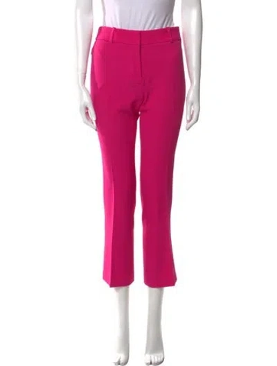 Pre-owned Frame Straight Leg Pants In Pink