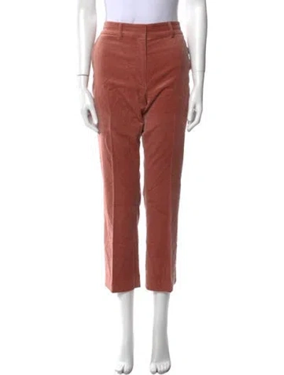 Pre-owned Frame Straight Leg Pants In Pink