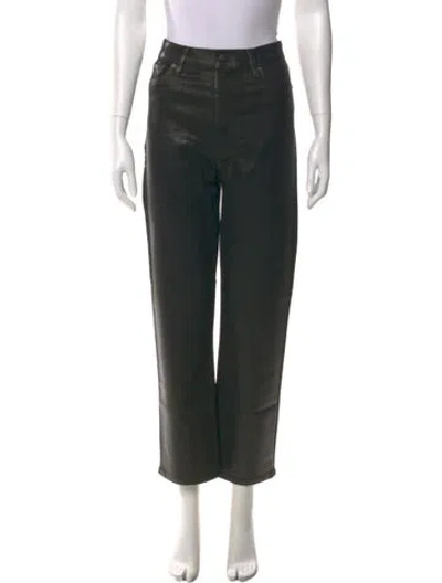 Pre-owned Frame Straight Leg Pants W/ Tags In Black