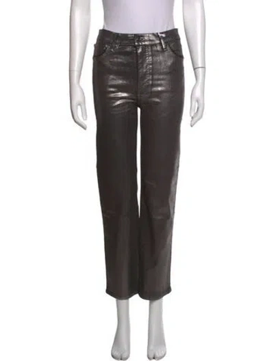 Pre-owned Frame Straight Leg Pants W/ Tags In Black