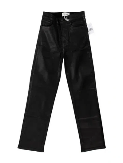 Pre-owned Frame Straight Leg Pants W/ Tags In Black