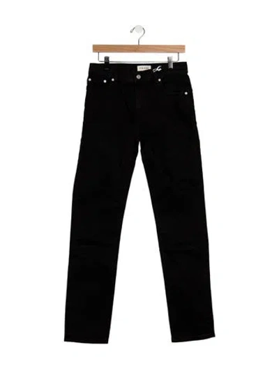 Pre-owned Frame Straight Leg Pants W/ Tags In Black
