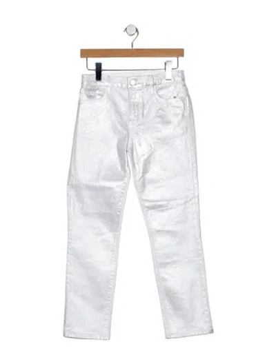 Pre-owned Frame Straight Leg Pants W/ Tags In Blue