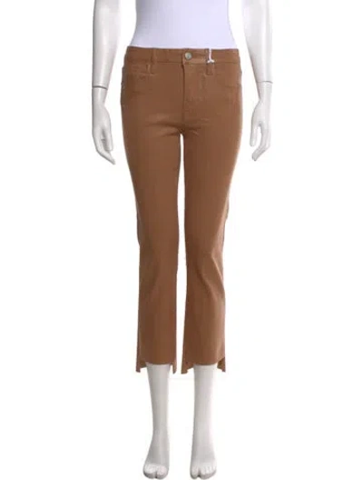 Pre-owned Frame Straight Leg Pants W/ Tags In Brown