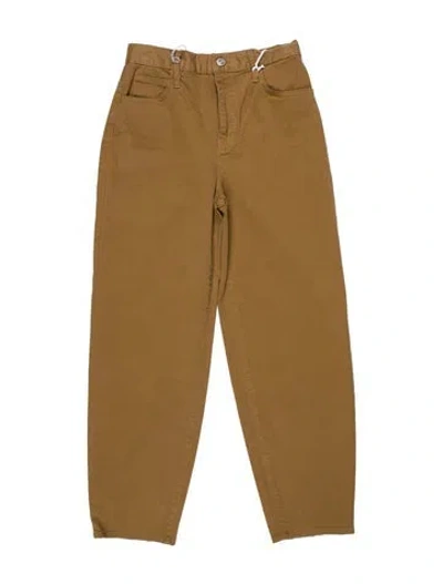 Pre-owned Frame Straight Leg Pants W/ Tags In Brown