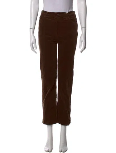 Pre-owned Frame Straight Leg Pants W/ Tags In Brown