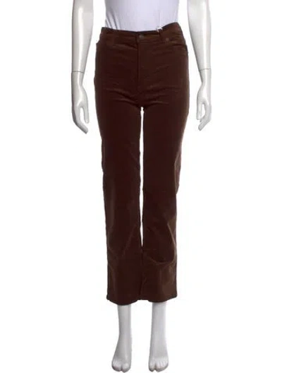 Pre-owned Frame Straight Leg Pants W/ Tags In Brown