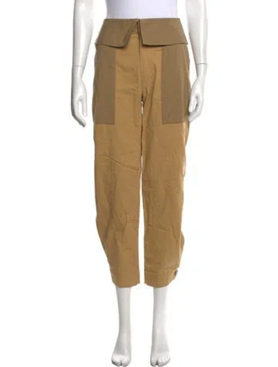 Pre-owned Frame Straight Leg Pants W/ Tags In Brown/neutrals