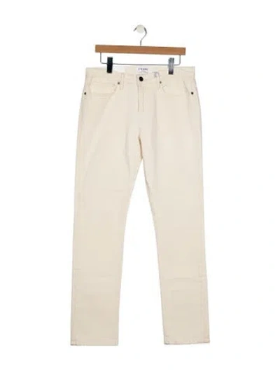 Pre-owned Frame Straight Leg Pants W/ Tags In Neutral