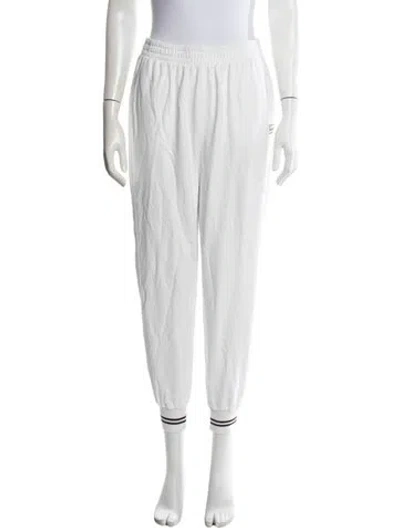 Pre-owned Frame Straight Leg Pants In White